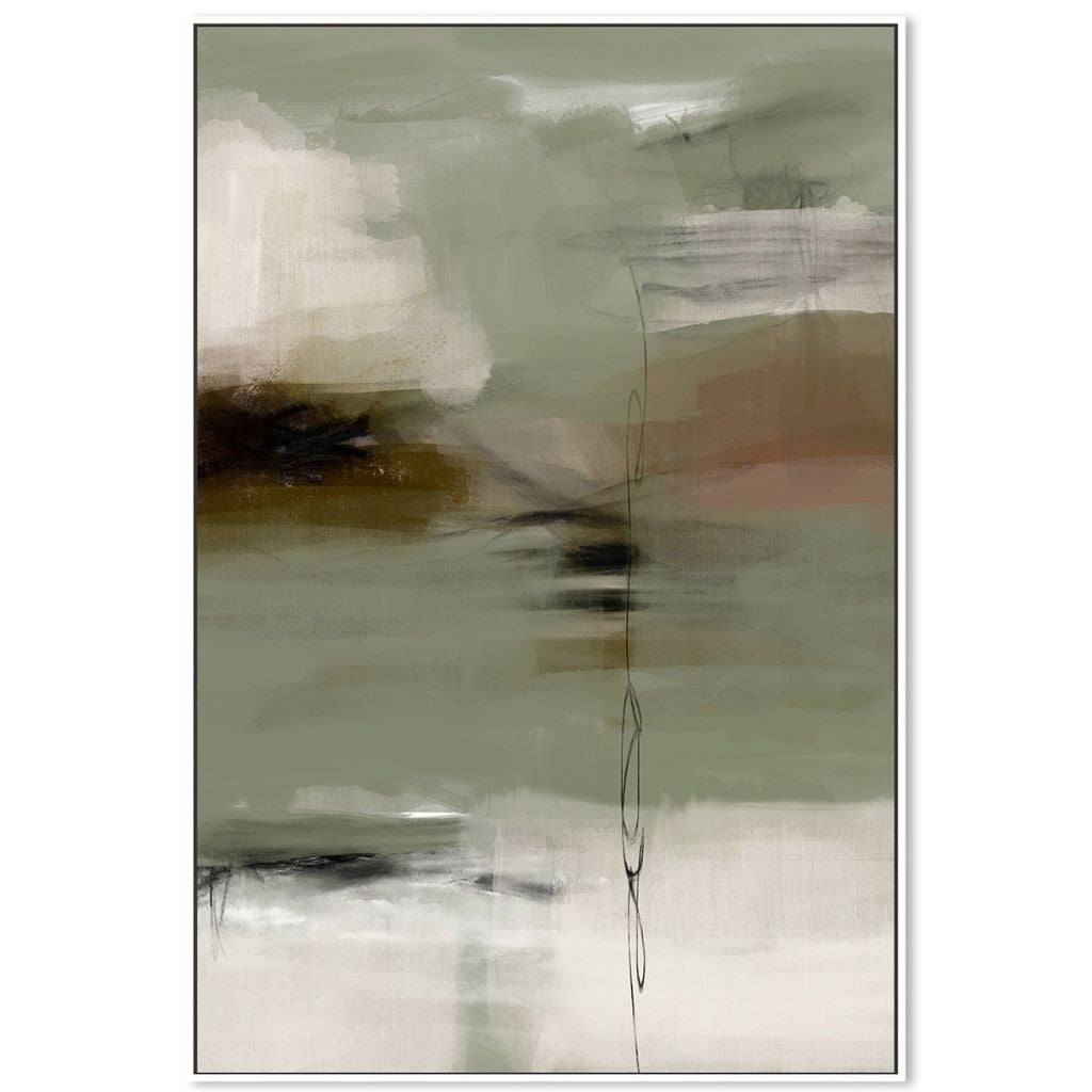 Emerald Whispers Canvas