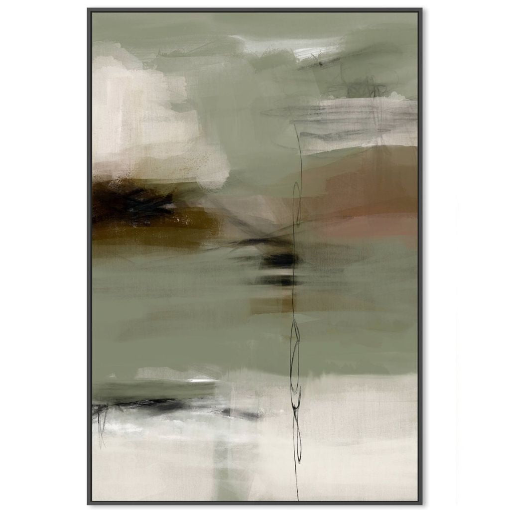 Emerald Whispers Canvas