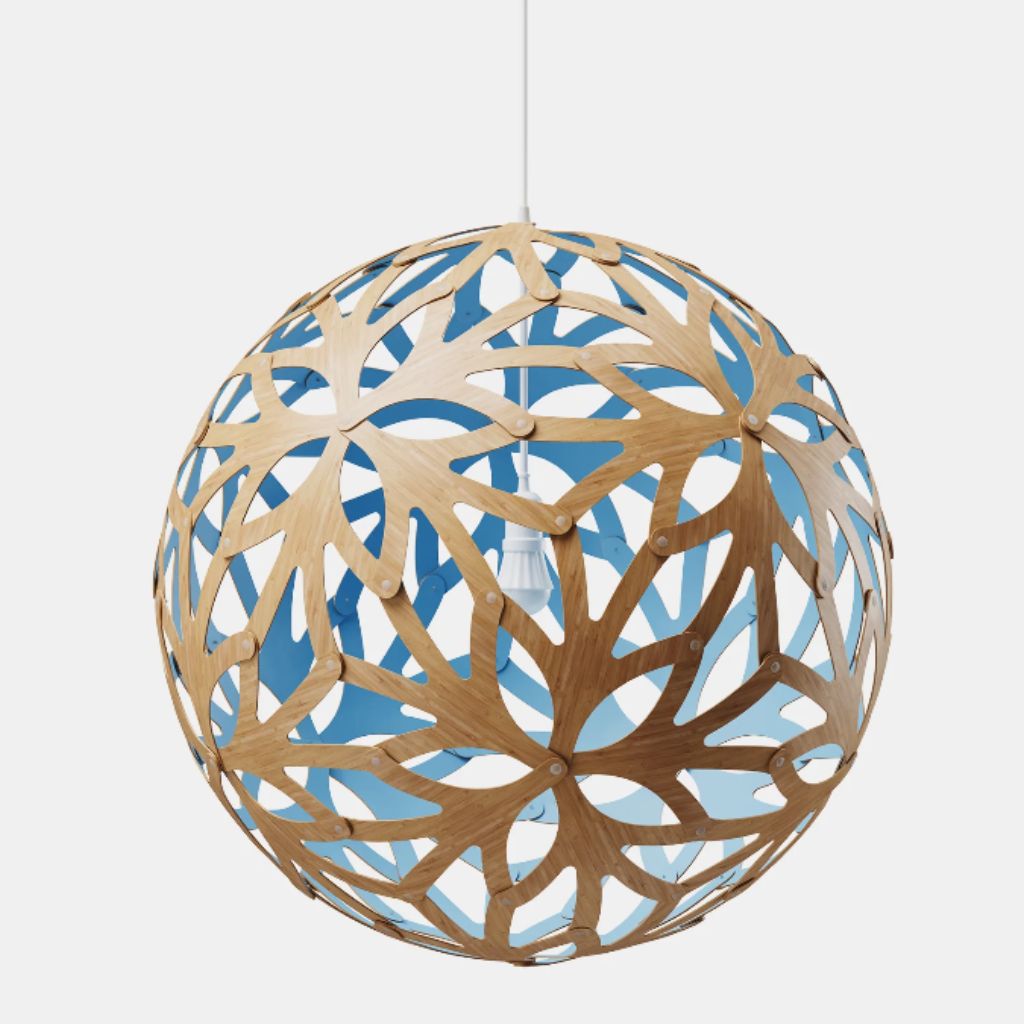 David Trubridge Floral Pendant Light