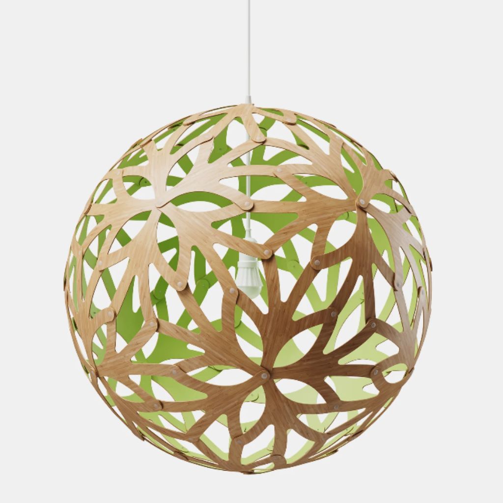 David Trubridge Floral Pendant Light