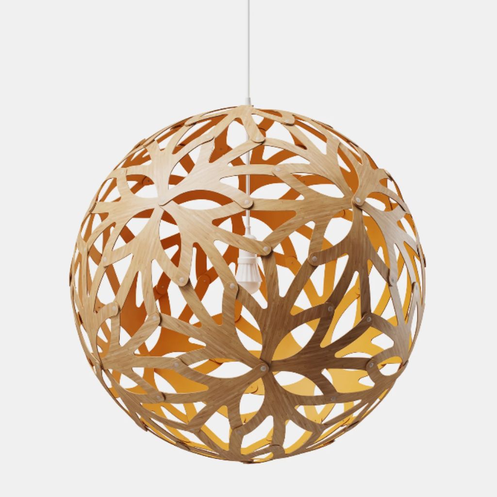 David Trubridge Floral Pendant Light