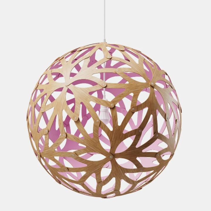 David Trubridge Floral Pendant Light