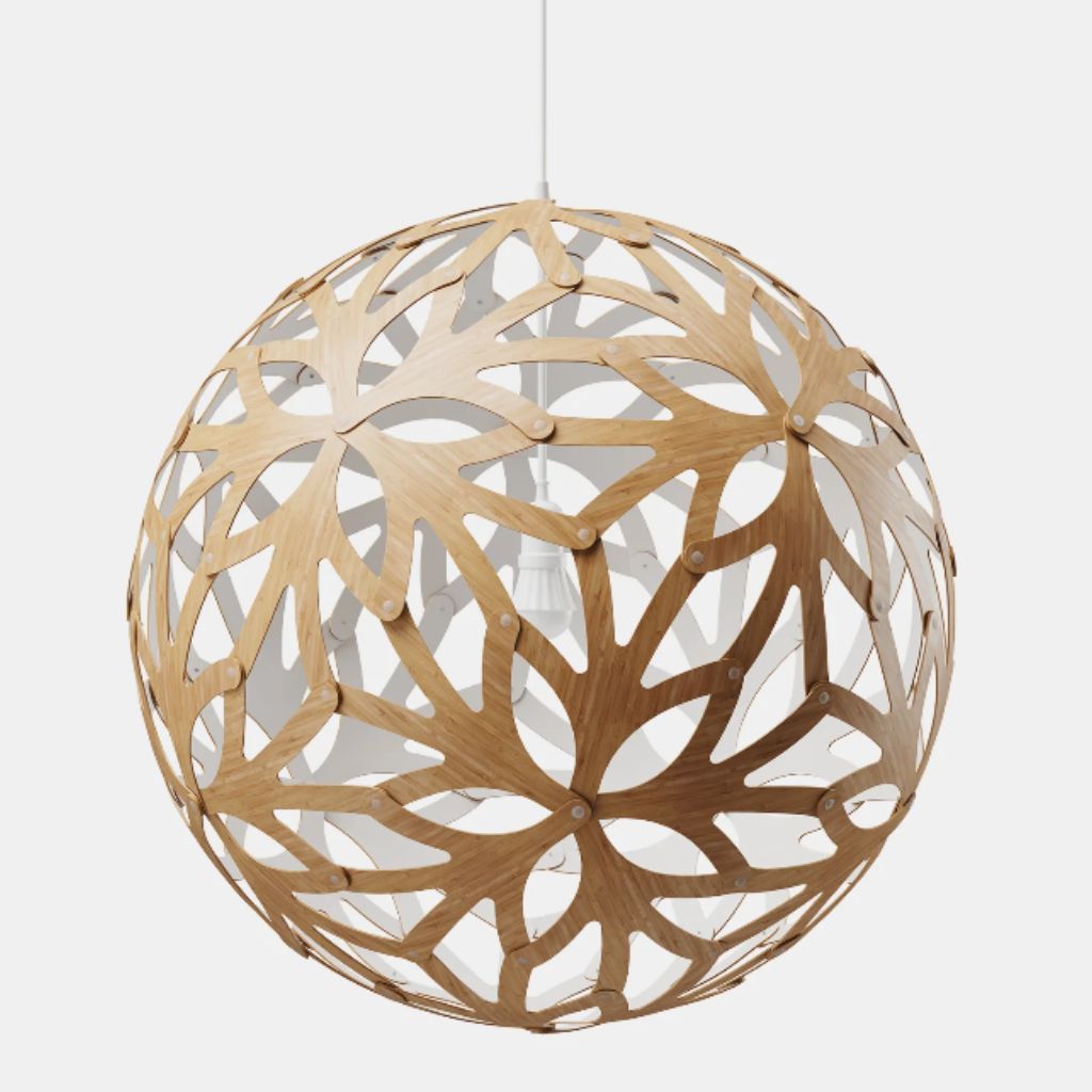 David Trubridge Floral Pendant Light