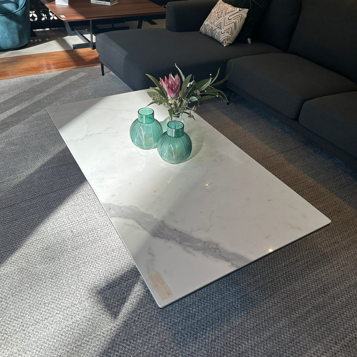 Montreal Coffee Table with Venato Porcelain Top Clearance
