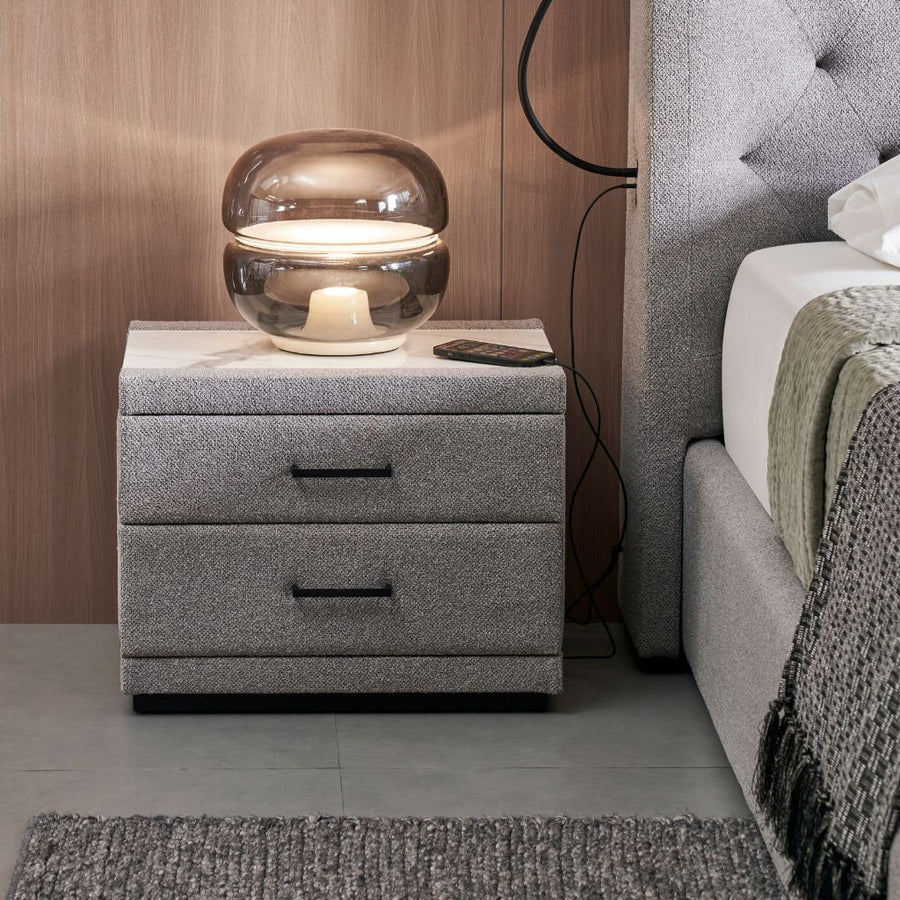 G5 Bedside Table shown in FD-VISTA-451 fabric