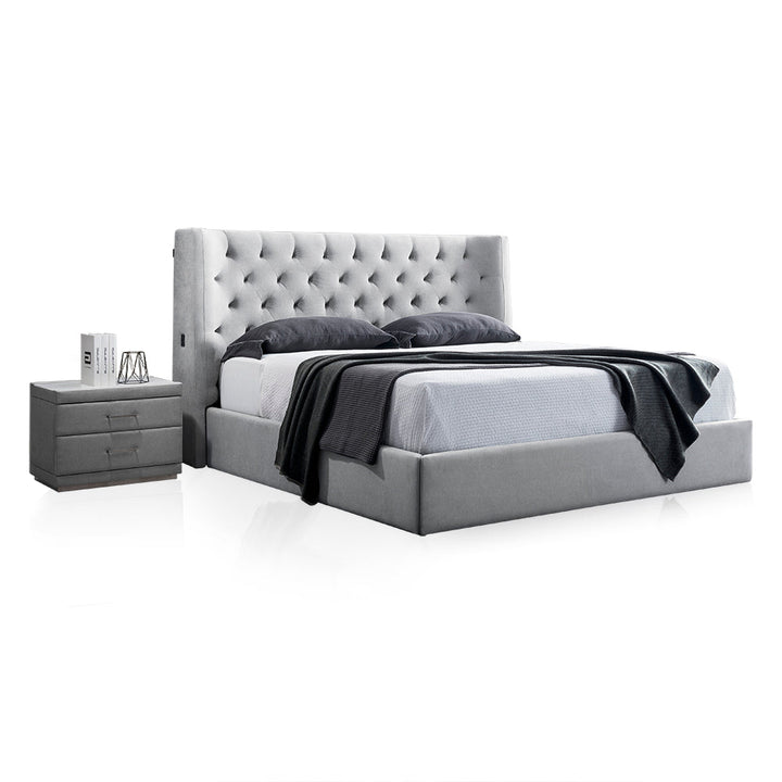 GC1726 Good Price Tufted Up-holstered Bed