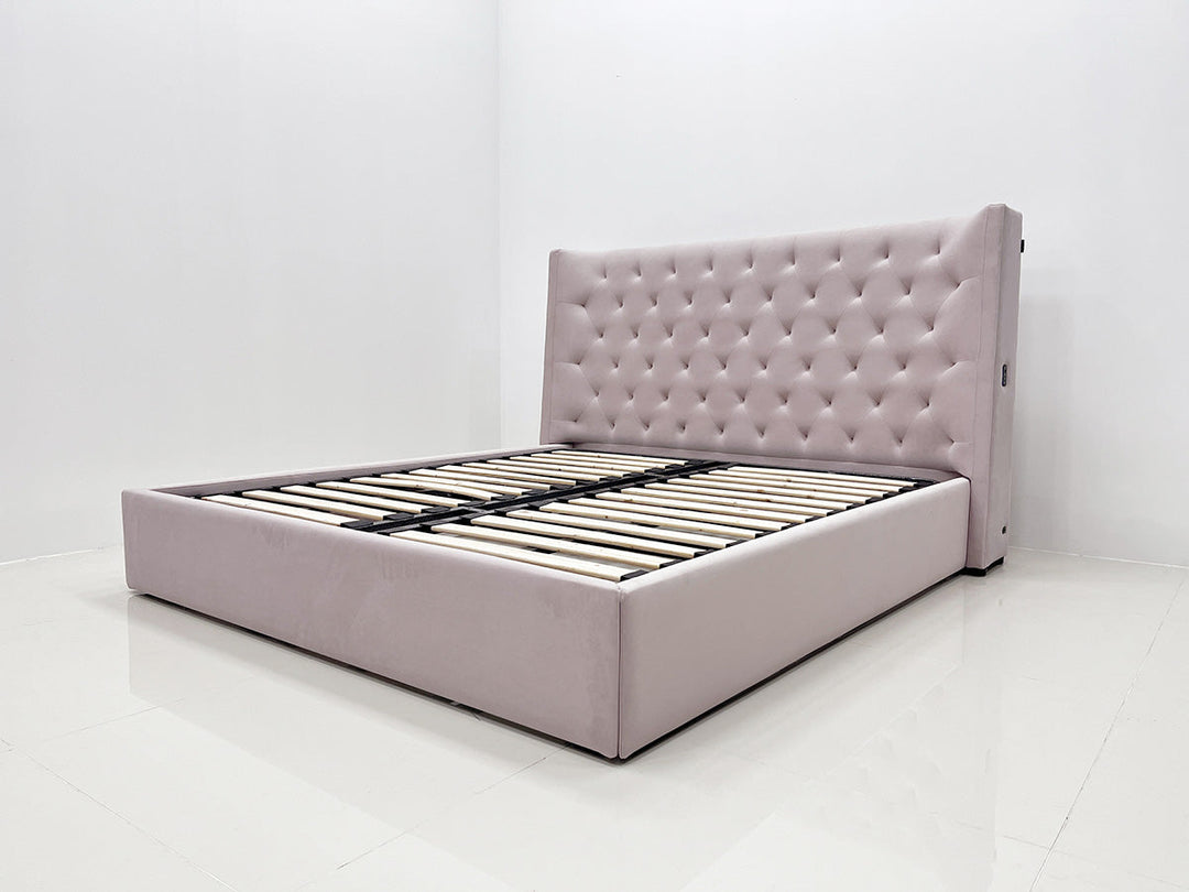 GC1726 Good Price Tufted Up-holstered Bed