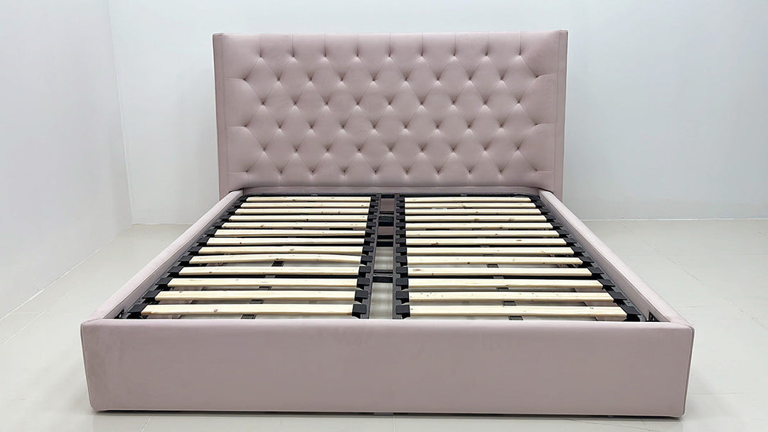 GC1726 Good Price Tufted Up-holstered Bed