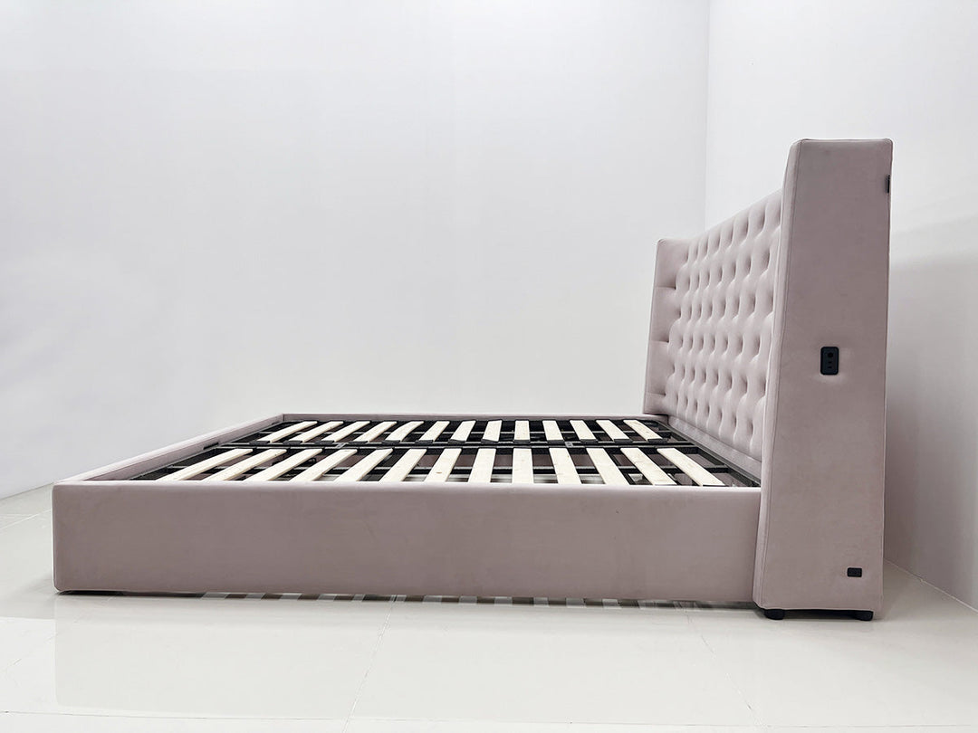 GC1726 Good Price Tufted Up-holstered Bed