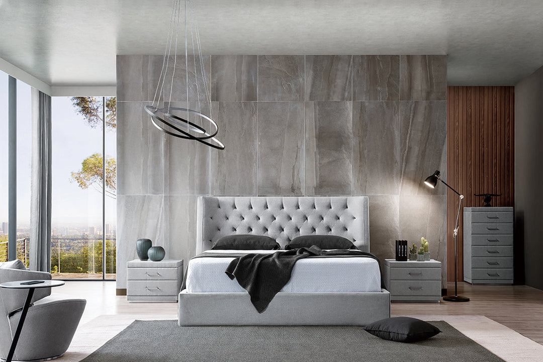 GC1726 Good Price Tufted Up-holstered Bed
