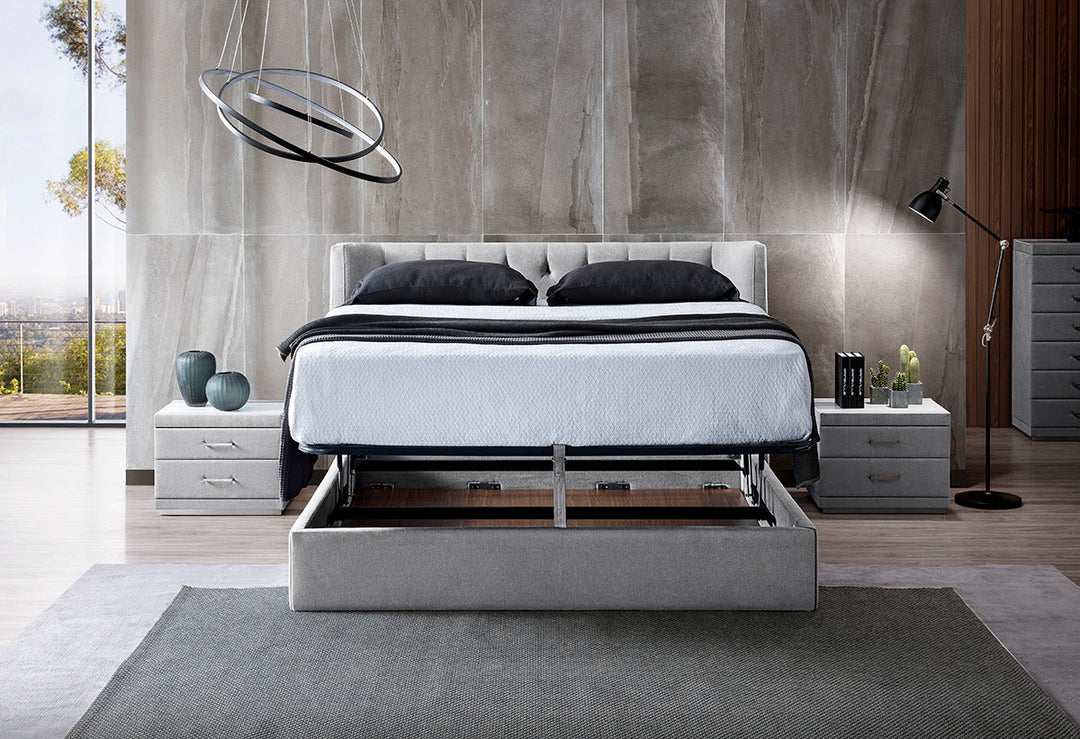 GC1726 Good Price Tufted Up-holstered Bed
