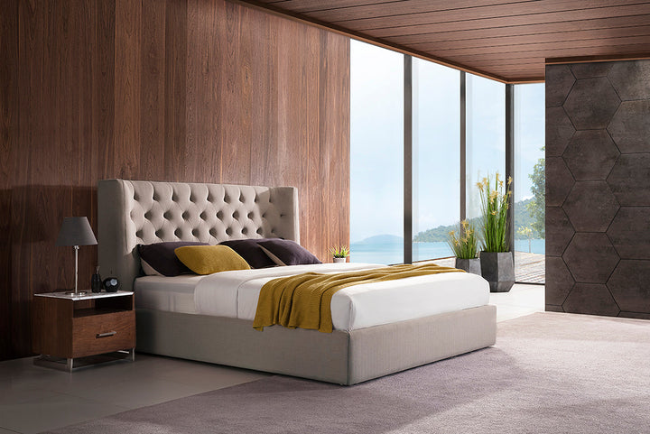 GC1726 Good Price Tufted Up-holstered Bed
