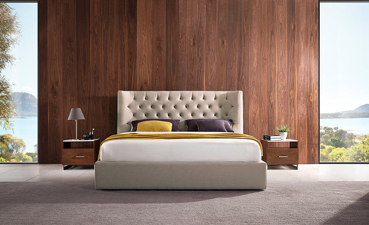 GC1726 Good Price Tufted Up-holstered Bed