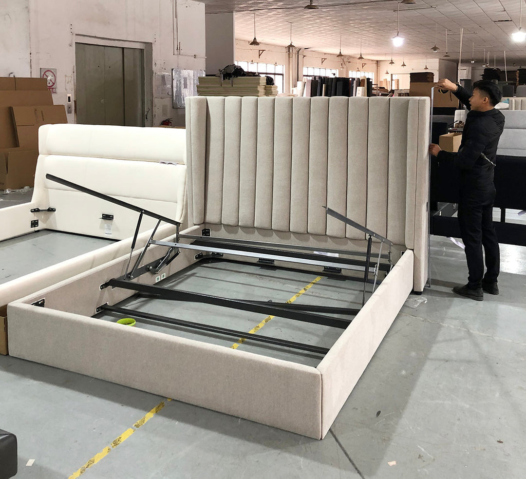 GC1807 Modern Fabric Up-holstered Bed