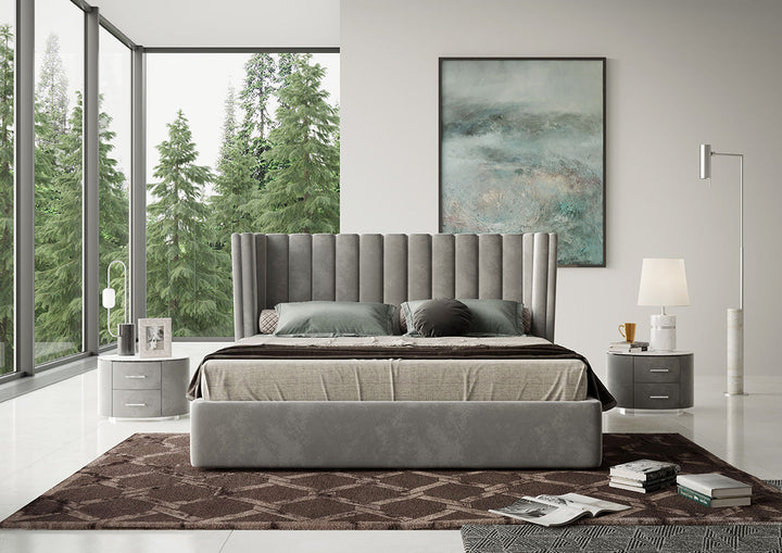 GC1807 Modern Fabric Up-holstered Bed