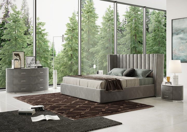 GC1807 Modern Fabric Up-holstered Bed