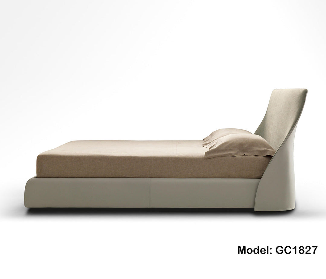GC1827 Steel Frame Elegant Upholstered Bed