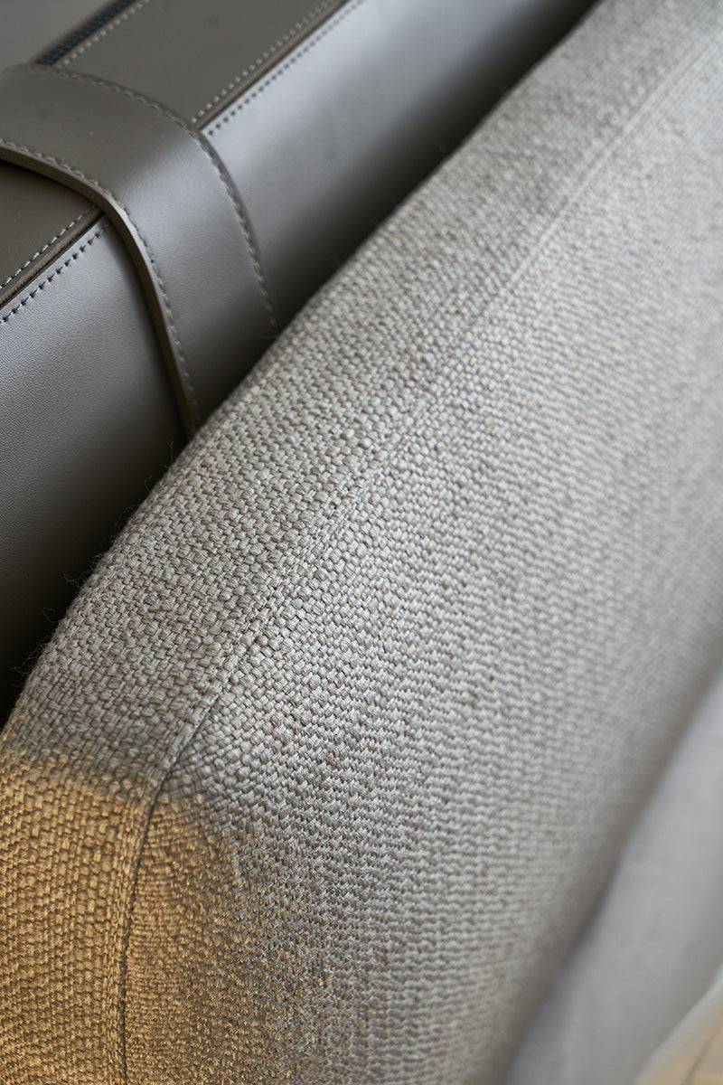 GC2220 Modern Leather&Fabric Upholstered Bed