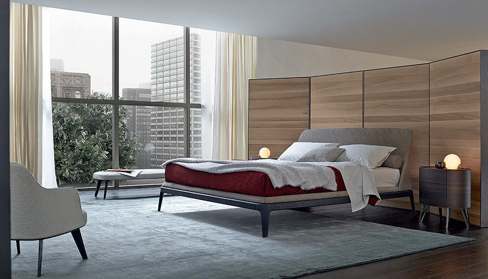 GC2223 Weave Design Upholstered Bed