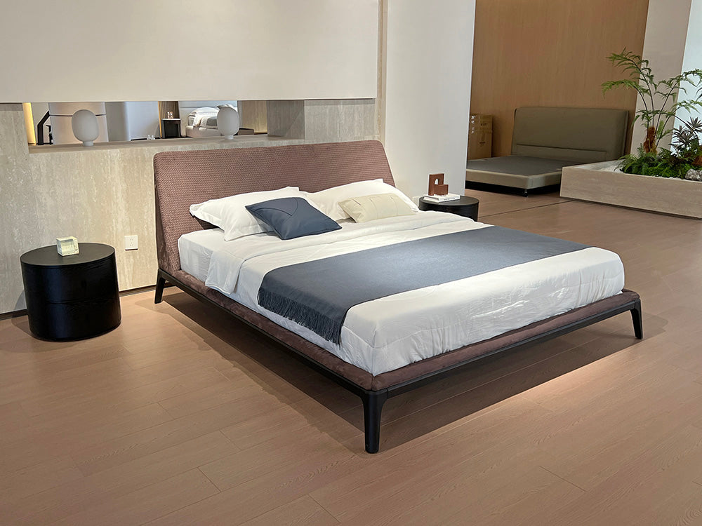 GC2223 Weave Design Upholstered Bed