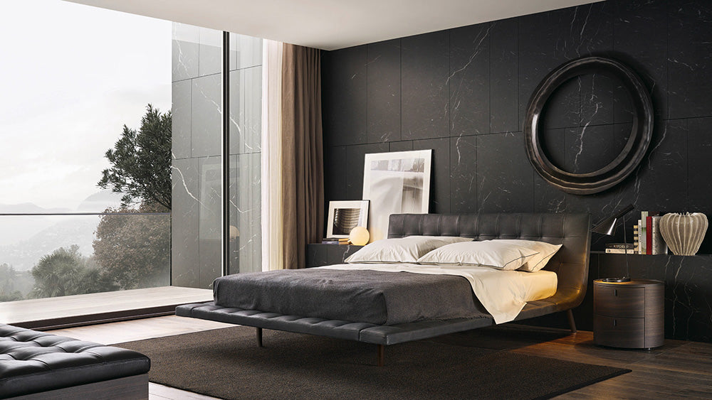 GC2238 Italian Minimalist Design Upholstered Bed