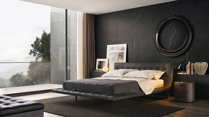 GC2238 Italian Minimalist Design Upholstered Bed