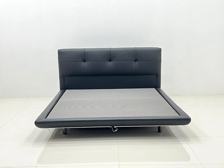 GC2301 Italian Leather Upholstered Bed With LED