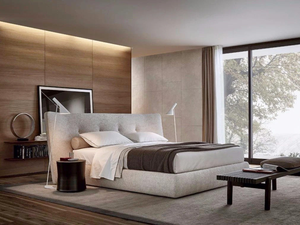 GC2305 Italian Luxury Villa Upholstered Bed