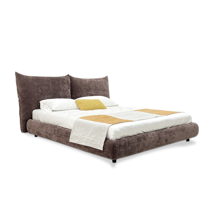 GC2306 Modern Leather&Fabric Soft Upholstered Bed