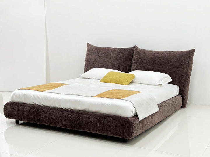 GC2306 Modern Leather&Fabric Soft Upholstered Bed