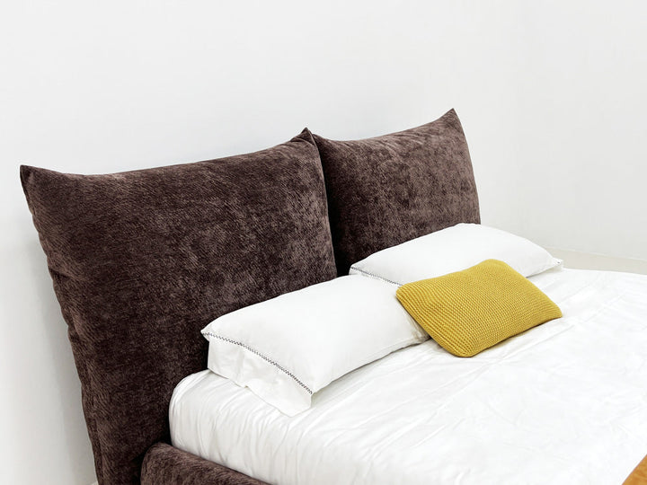 GC2306 Modern Leather&Fabric Soft Upholstered Bed