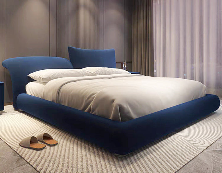 GC2306 Modern Leather&Fabric Soft Upholstered Bed