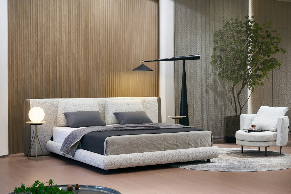 GC2310 Italian Design Leather&Fabirc Up-holstered Bed