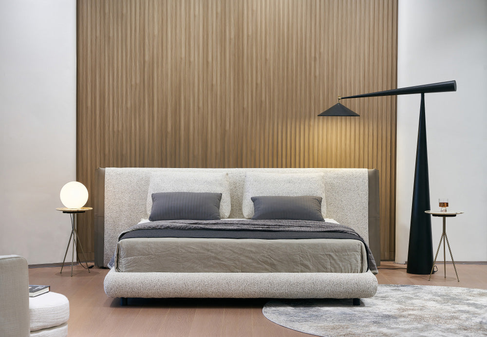 GC2310 Italian Design Leather&Fabirc Up-holstered Bed