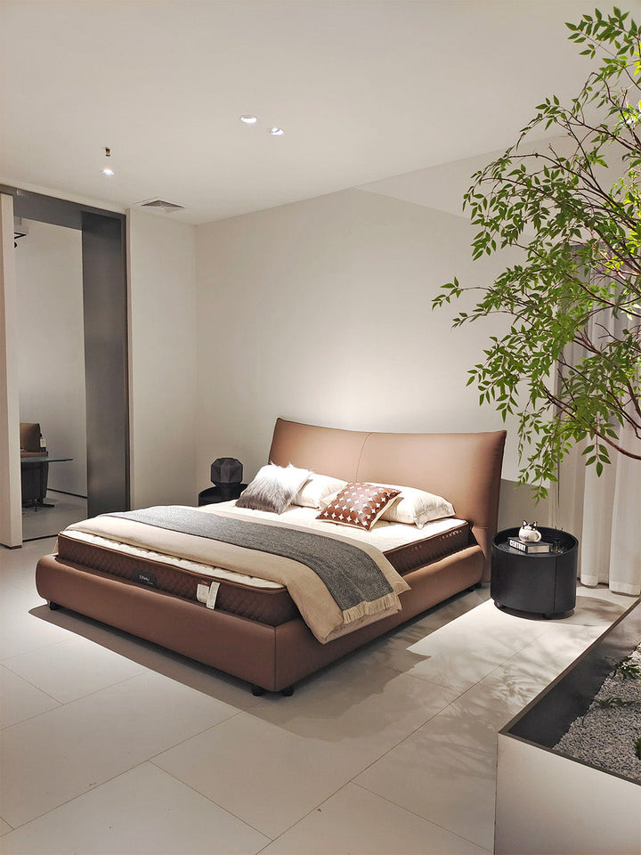 GC2311 Modern Leather Up-holstered Bed