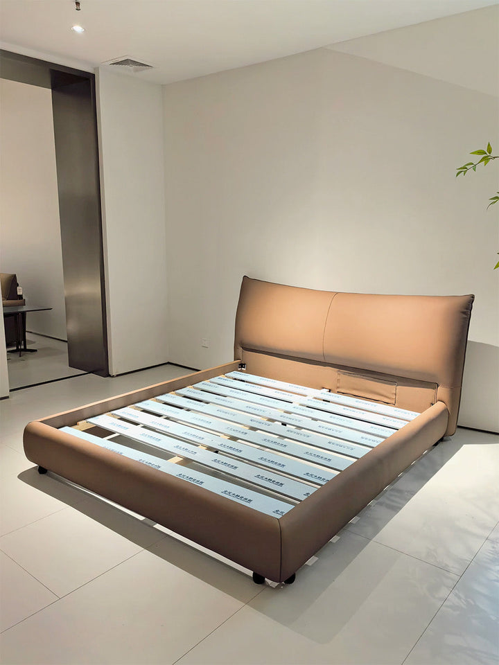 GC2311 Modern Leather Up-holstered Bed