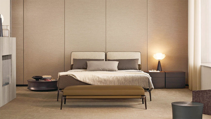 GC2315 Steel Frame Elegant Upholstered Bed