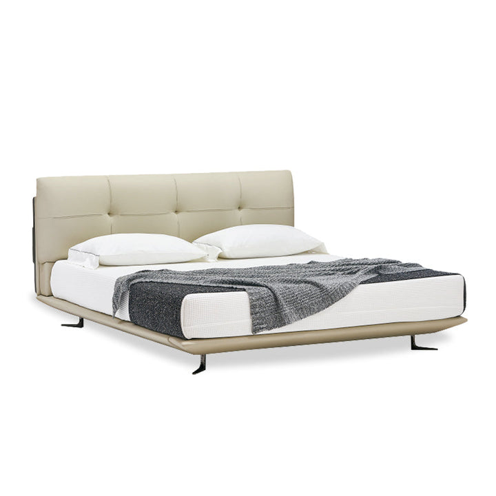 GC2322 Italian Minimalist Tufted Upholstered Bed
