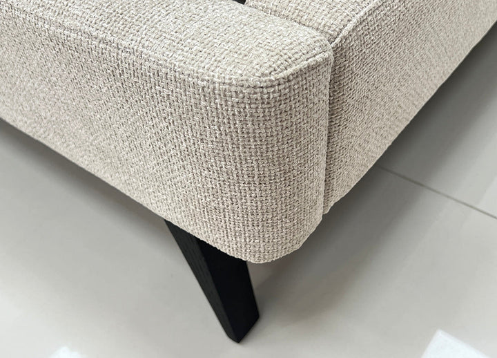 GC2323 Modern Fabric Wood Legs Up-holstered Bed