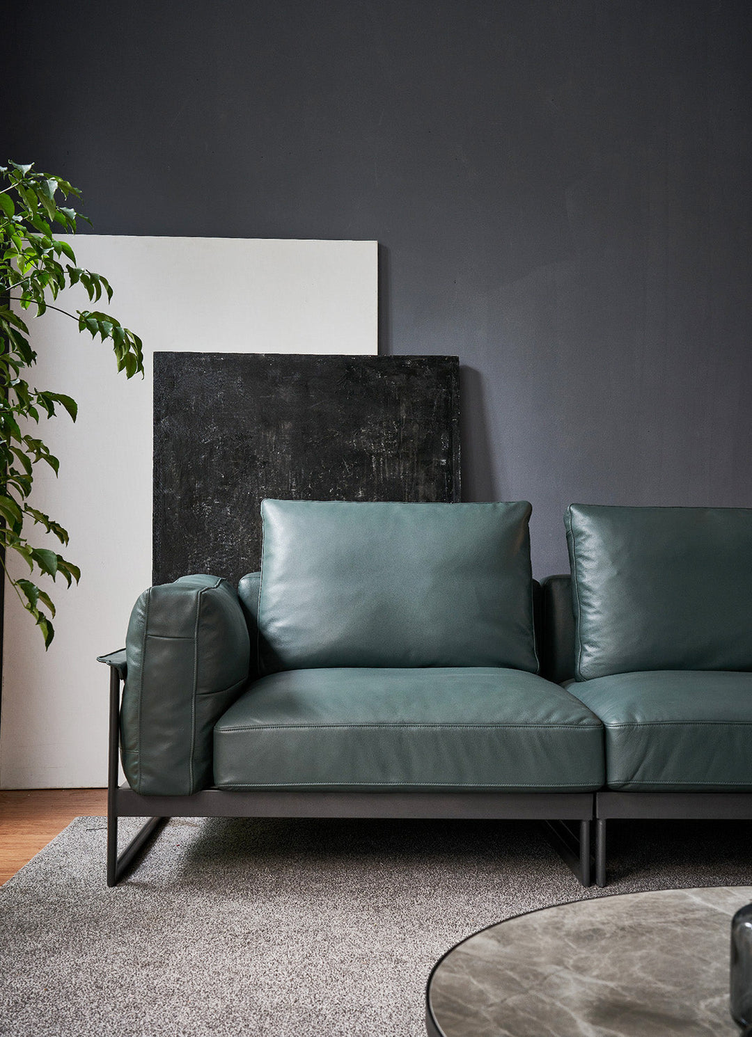 GS9051  American Leather 3 Seater Sofa