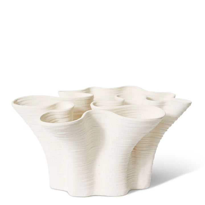 Gabriella Vessel Large Speckled Off-White