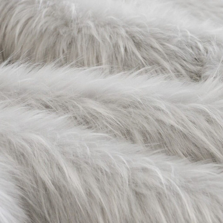 Greenland Wolf Faux Fur Throw