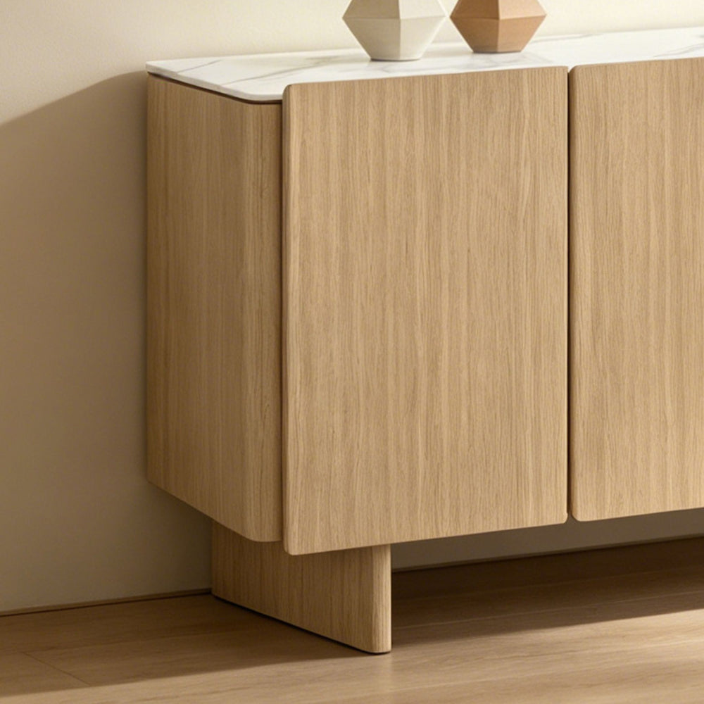Iris Buffet styled in a modern dining room
