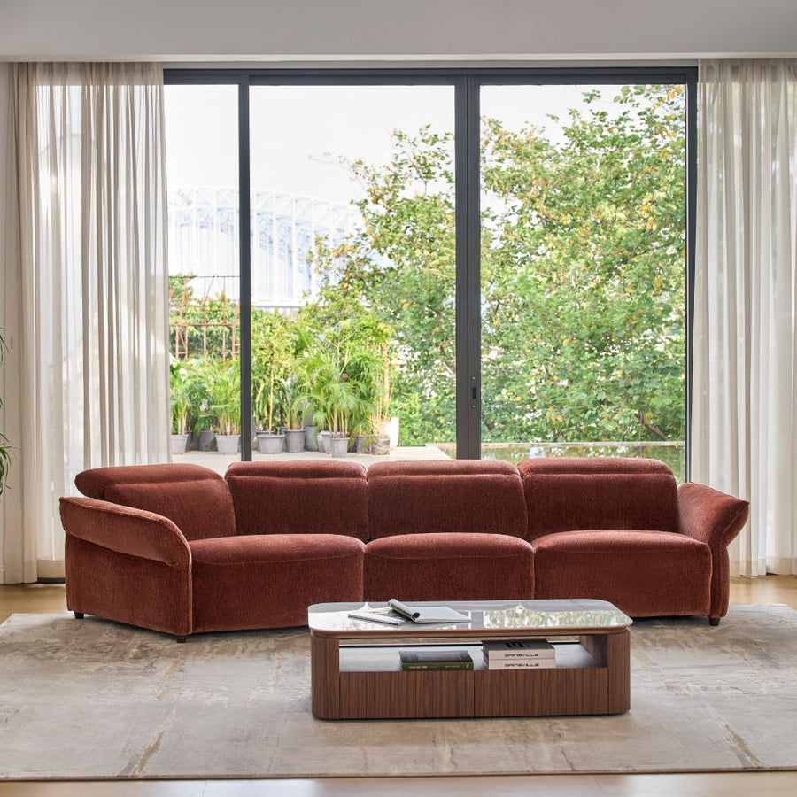 Isla Chaise Sofa shown in FC-CARSON-500 fabric
