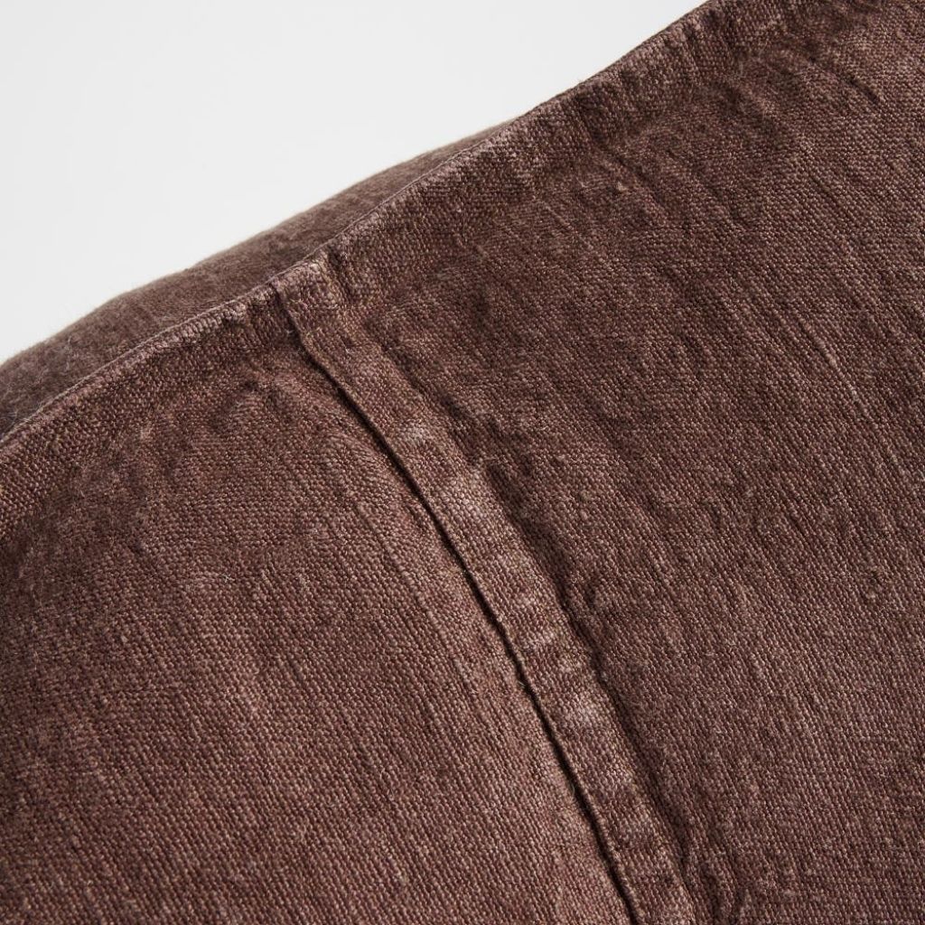Luca Linen Cushion Chocolate