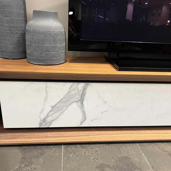 Malibu TV Unit with Doors Clearance