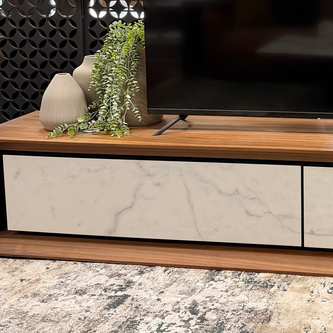 Malibu C TV Unit with Venato Doors Clearance