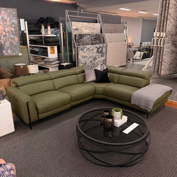 Boston Corner Lounge with Recliner Chair Clearance