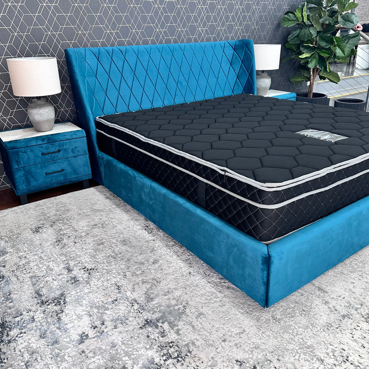 Verona King Storage Bed with 2 Bedside Tables Clearance