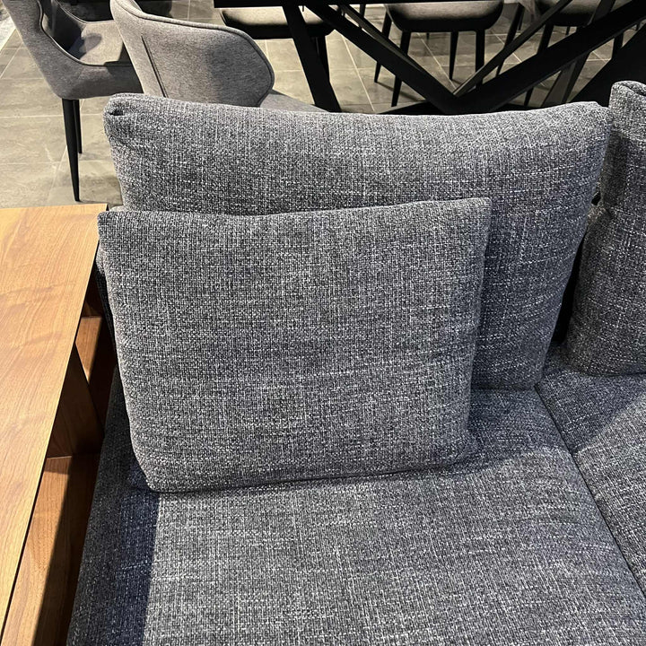Miami Round Corner Sofa With Footstool Clearance